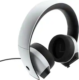 Alienware - AW510H Wired 7.1 Gaming Headset - Lunar Light