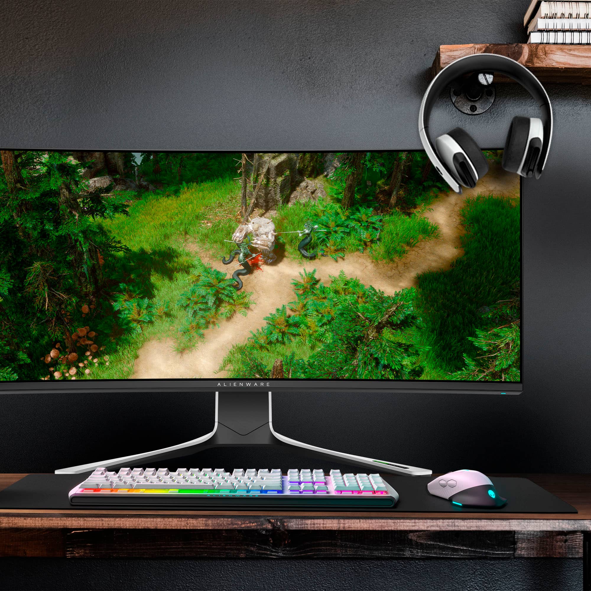 Alt View 16. Alienware - AW510H Wired 7.1 Gaming Headset.