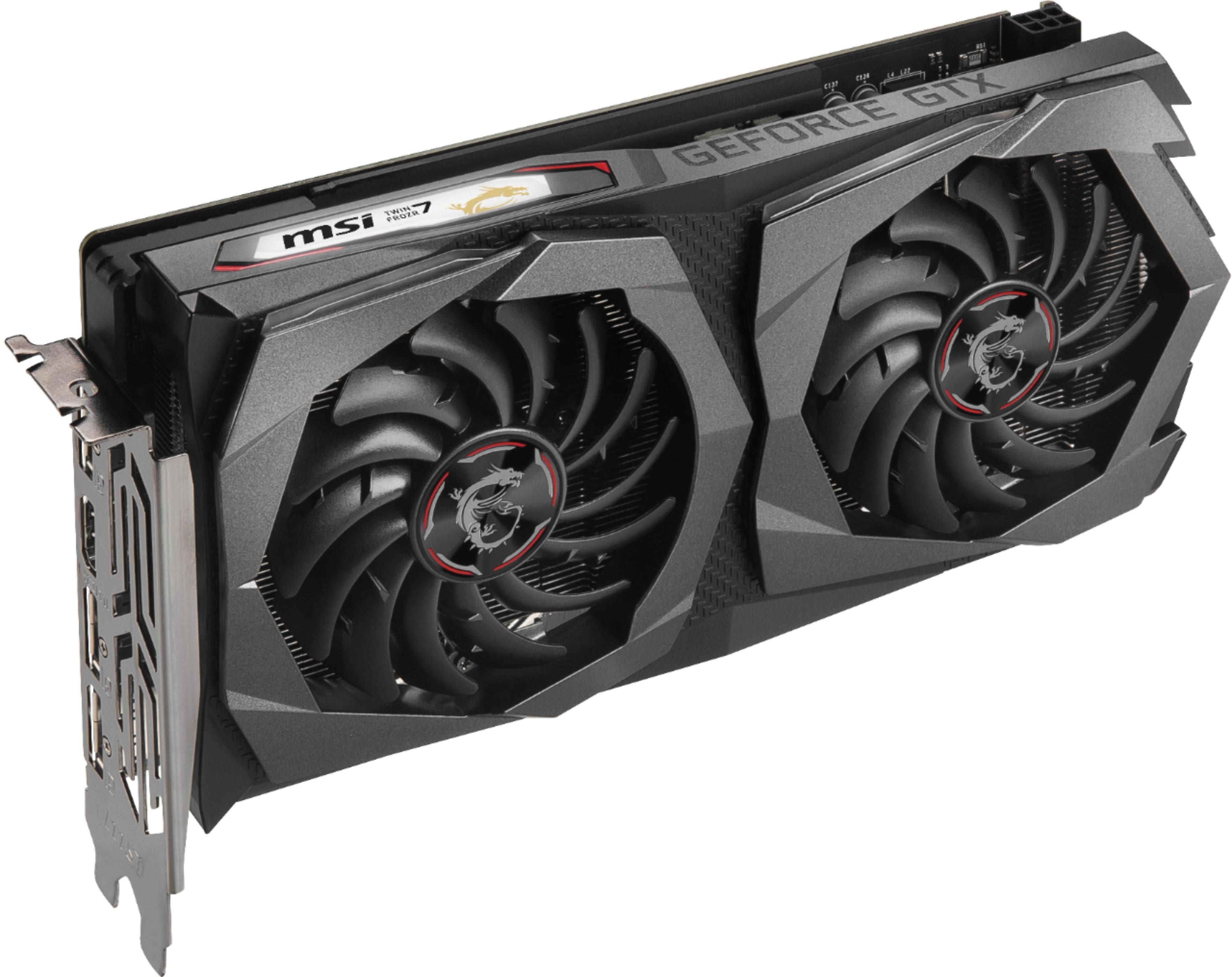 Alt View 14. MSI - NVIDIA GeForce GTX 1650 SUPER 4GB GDDR6 PCI Express 3.0 Graphics Card - Black/Gray.