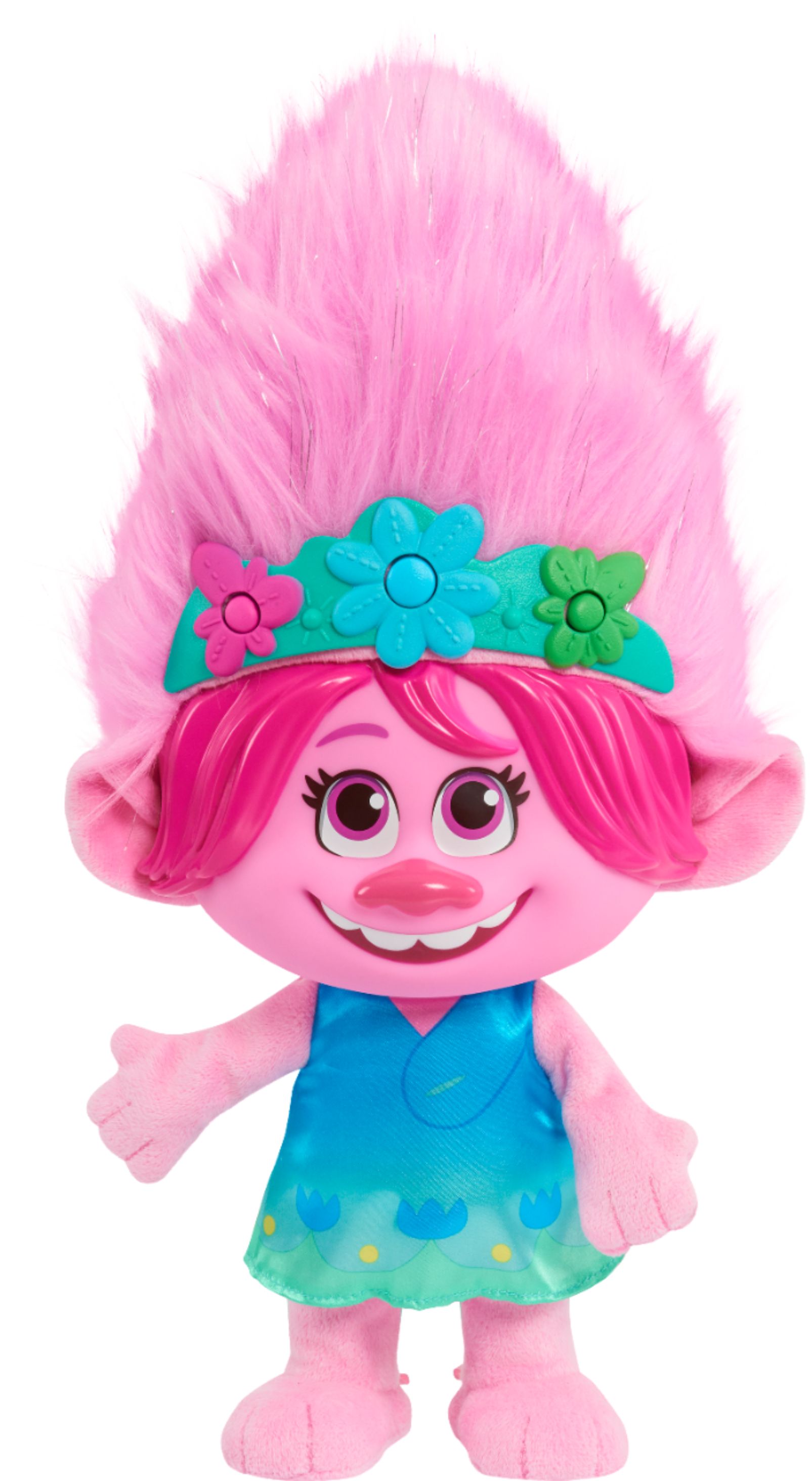 Best Buy: Just Play Trolls World Tour Color Poppin' Poppy Plush Toy 65310