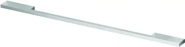 Front. Fisher & Paykel - Square Fine 3 pc Handle Kit - Stainless Steel.