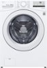 LG - 4.5 Cu. Ft. High Efficiency Stackable Front-Load Washer with 6Motion Technology - White