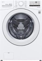 LG - 4.5 Cu. Ft. High Efficiency Stackable Front-Load Washer with 6Motion Technology - White - Front_Zoom