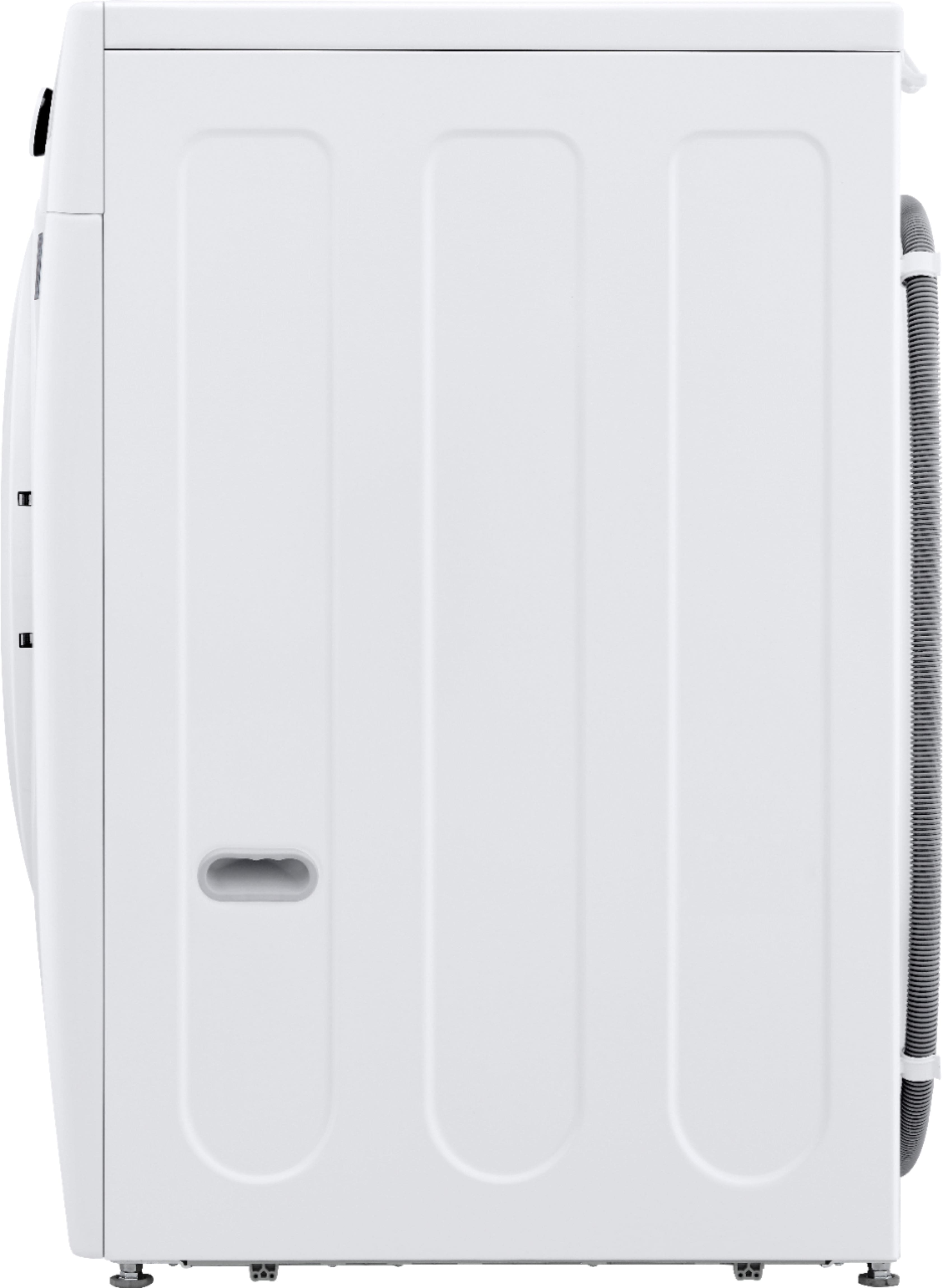Alt View 18. LG - 4.5 Cu. Ft. High Efficiency Stackable Front-Load Washer with 6Motion Technology - White.