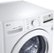 Alt View 5. LG - 4.5 Cu. Ft. High Efficiency Stackable Front-Load Washer with 6Motion Technology - White.