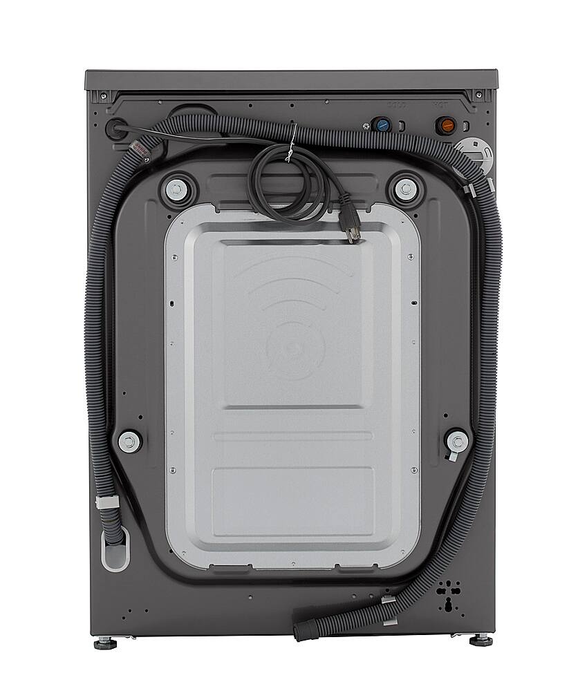 Alt View 17. LG - 2.4 Cu. Ft. High-Efficiency Smart Front Load Washer and Electric Dryer Combo with Steam and Sensor Dry - Graphite Steel.