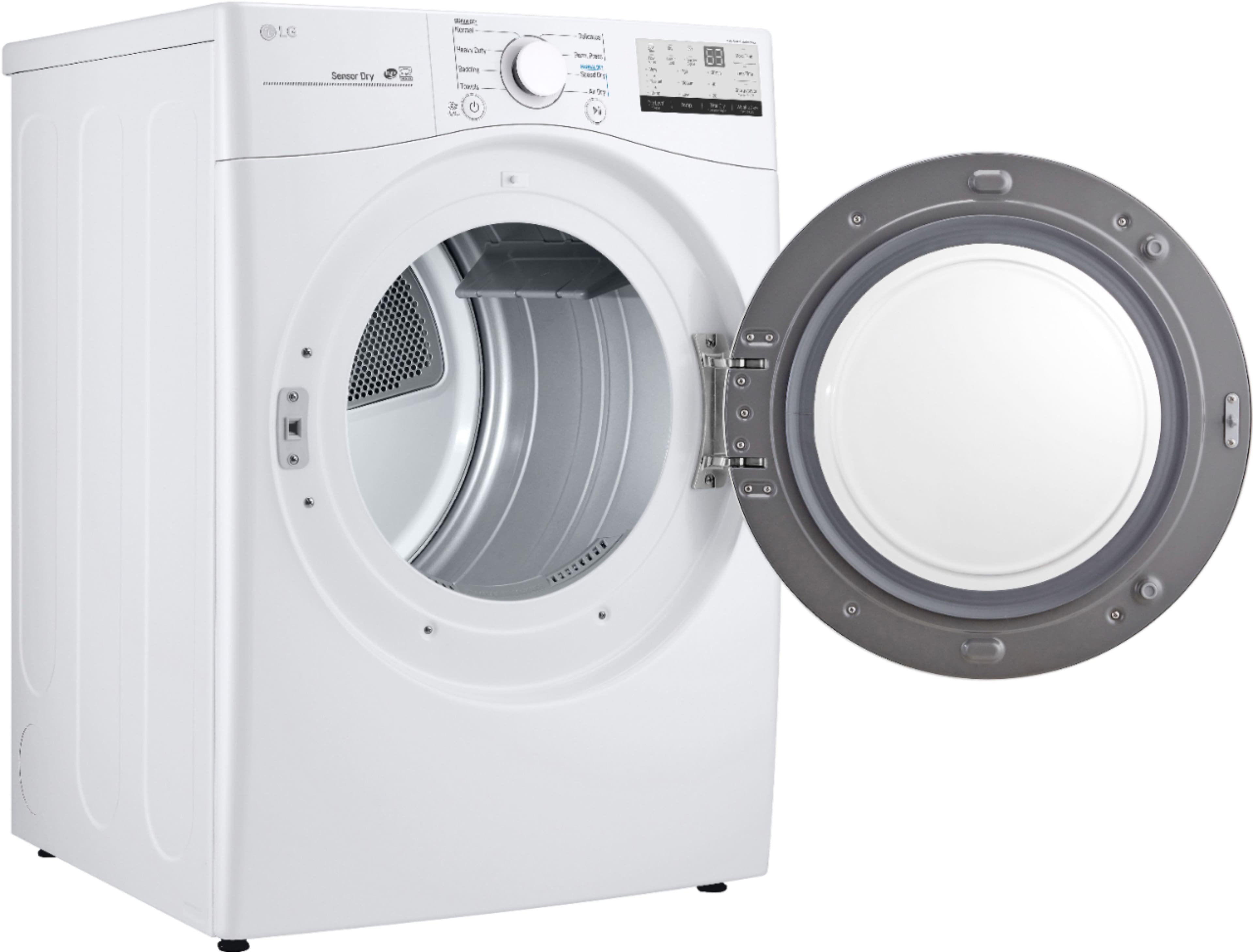 LG TrueSteam 7.4 Cu. Ft. 12-Cycle Electric Dryer with  - Best Buy