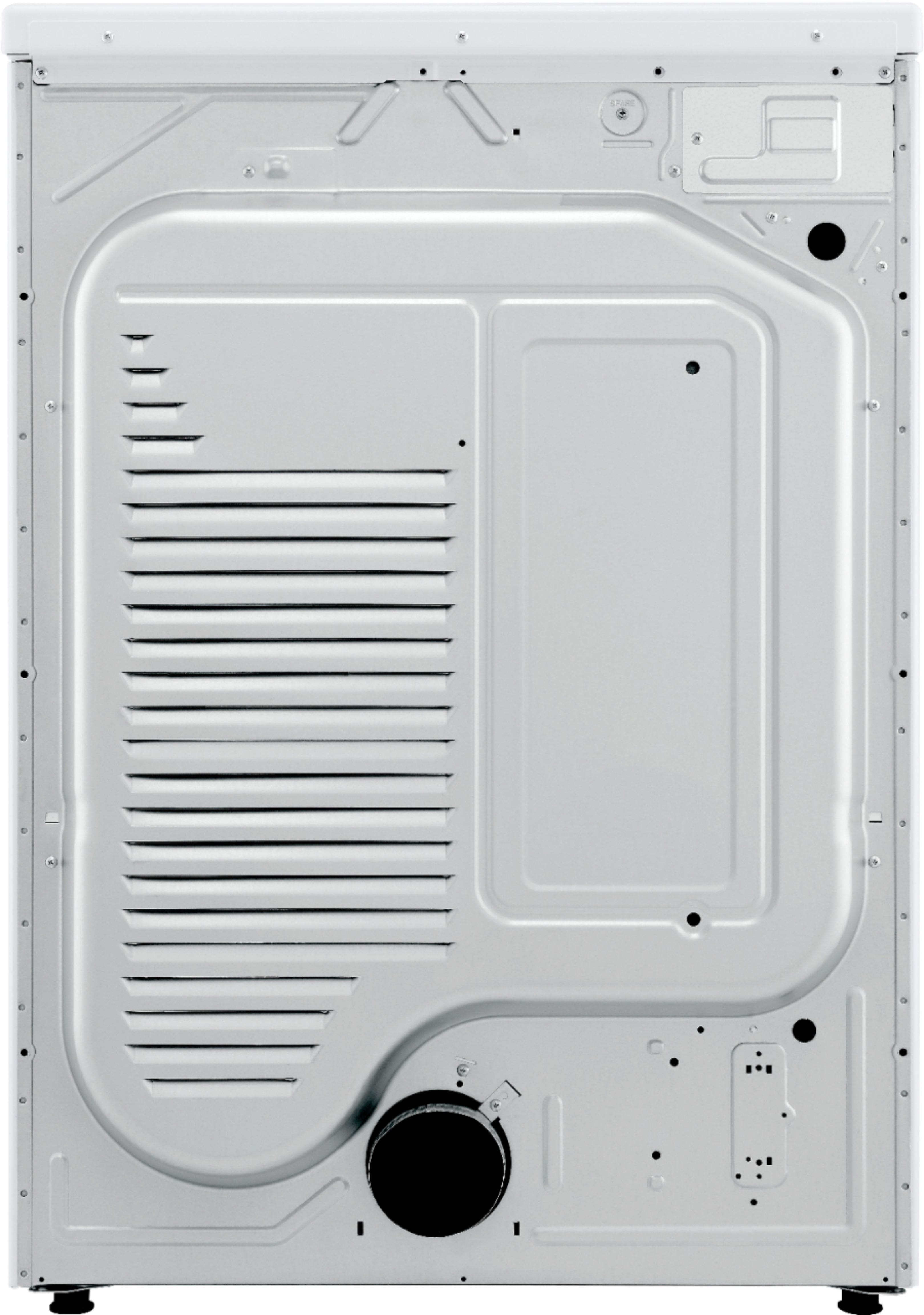 Alt View 19. LG - 7.4 Cu. Ft. Stackable Electric Dryer with FlowSense - White.