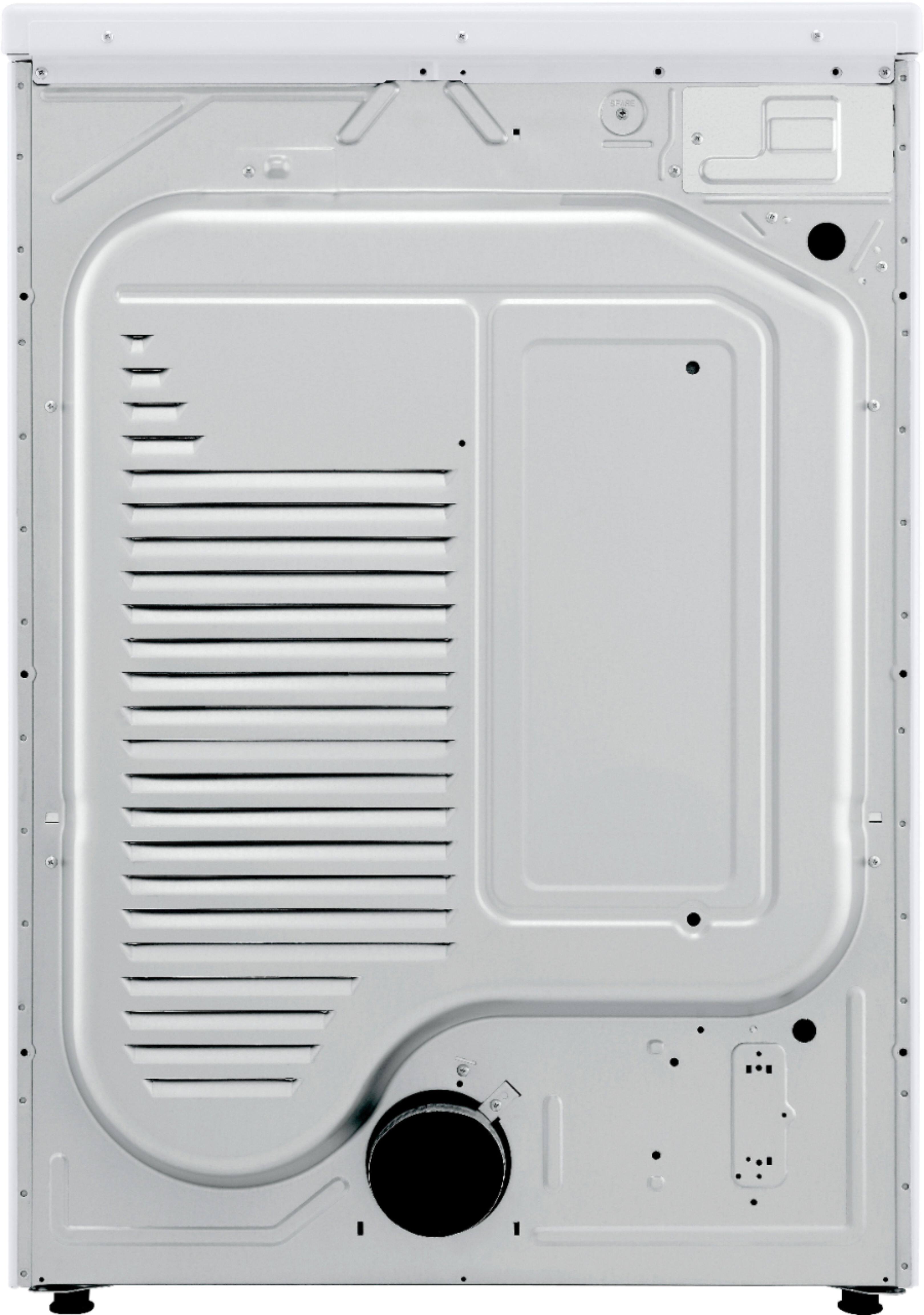 Alt View 19. LG - 7.4 Cu. Ft. Stackable Electric Dryer with FlowSense - White.