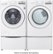 Alt View Zoom 19. LG - 7.4 Cu. Ft. Stackable Electric Dryer with FlowSense™ - White.
