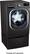 Alt View 18. LG - 5.0 Cu. Ft. High-Efficiency Stackable Smart Front Load Washer with Steam and Built-In Intelligence - Black Steel.