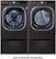 Alt View Zoom 35. LG - 5.0 Cu. Ft. High Efficiency Stackable Smart Front-Load Washer with Steam and Built In  Intelligence - Black steel.
