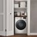 Alt View 18. LG - 2.4 Cu. Ft. High-Efficiency Smart Front Load Washer and Electric Dryer Combo with Steam and Sensor Dry - White.