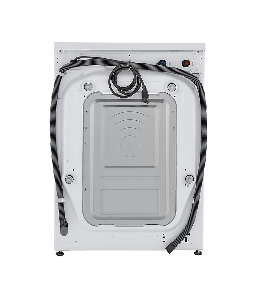 Alt View 19. LG - 2.4 Cu. Ft. High-Efficiency Smart Front Load Washer and Electric Dryer Combo with Steam and Sensor Dry - White.