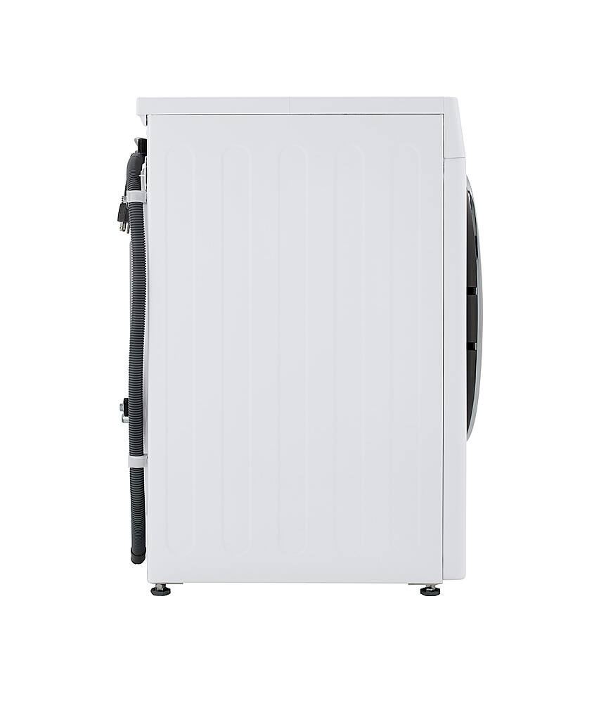 Alt View 2. LG - 2.4 Cu. Ft. High-Efficiency Smart Front Load Washer and Electric Dryer Combo with Steam and Sensor Dry - White.