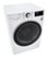 Alt View 1. LG - 2.4 Cu. Ft. High-Efficiency Smart Front Load Washer and Electric Dryer Combo with Steam and Sensor Dry - White.