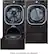 Alt View 39. LG - 7.4 Cu. Ft. Stackable Smart Electric Dryer with Steam and Built-In Intelligence - Black Steel.