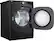 Alt View 2. LG - 7.4 Cu. Ft. Stackable Smart Gas Dryer with Steam and Built-In Intelligence - Black Steel.