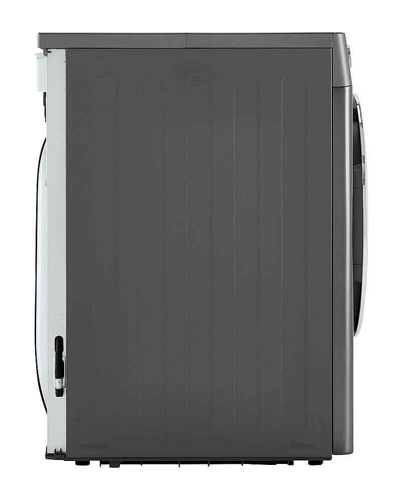 Alt View 12. LG - 4.2 Cu. Ft. Stackable Smart Electric Dryer with Dual Inverter HeatPump - Graphite Steel.