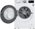 Alt View Zoom 12. LG - 2.4 cu ft Compact Front Load Washer with Built-In Intelligence - White.