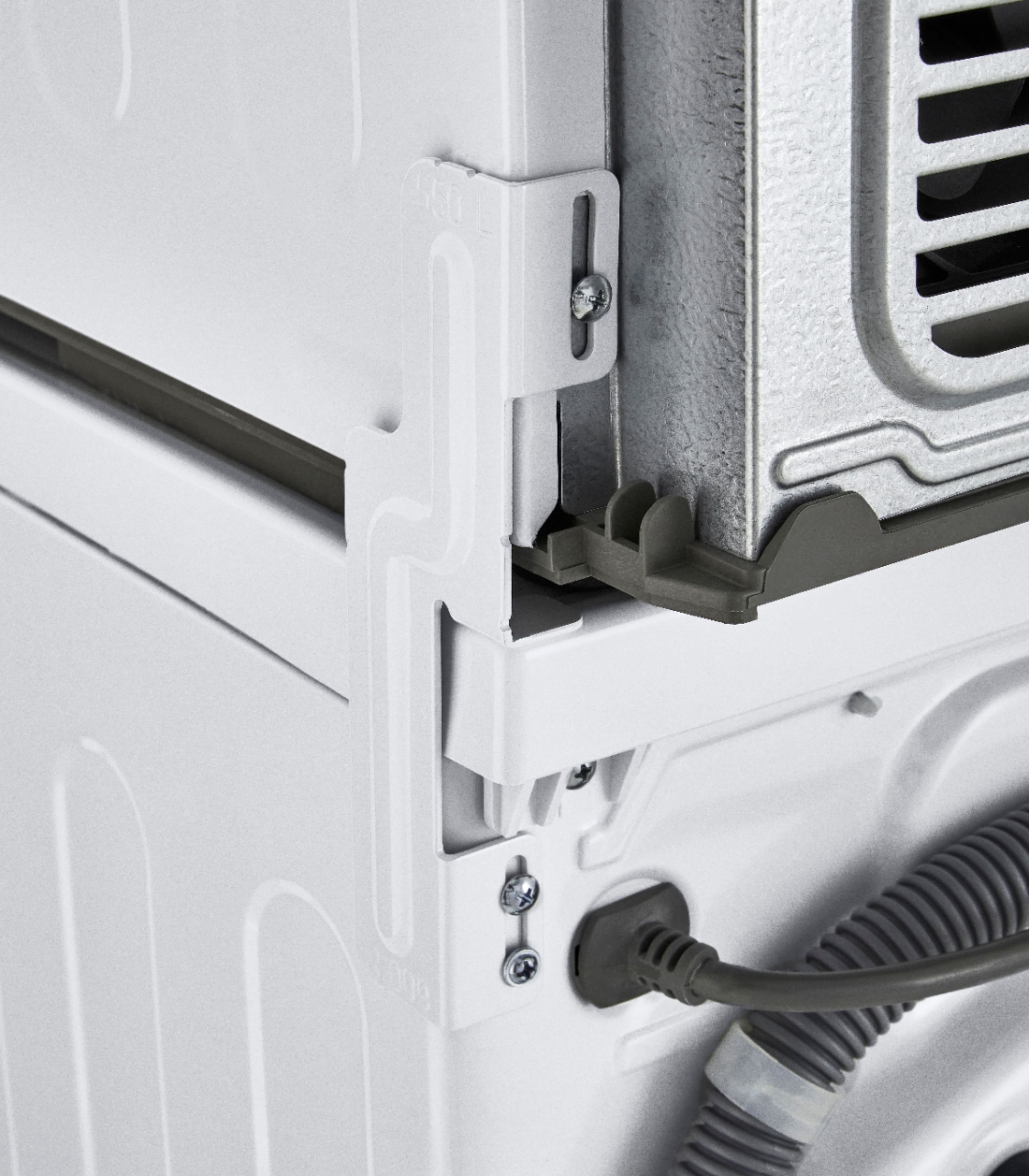 Alt View 17. LG - 2.4 Cu. Ft. High-Efficiency Stackable Smart Front Load Washer with Steam and Built-In Intelligence - White.