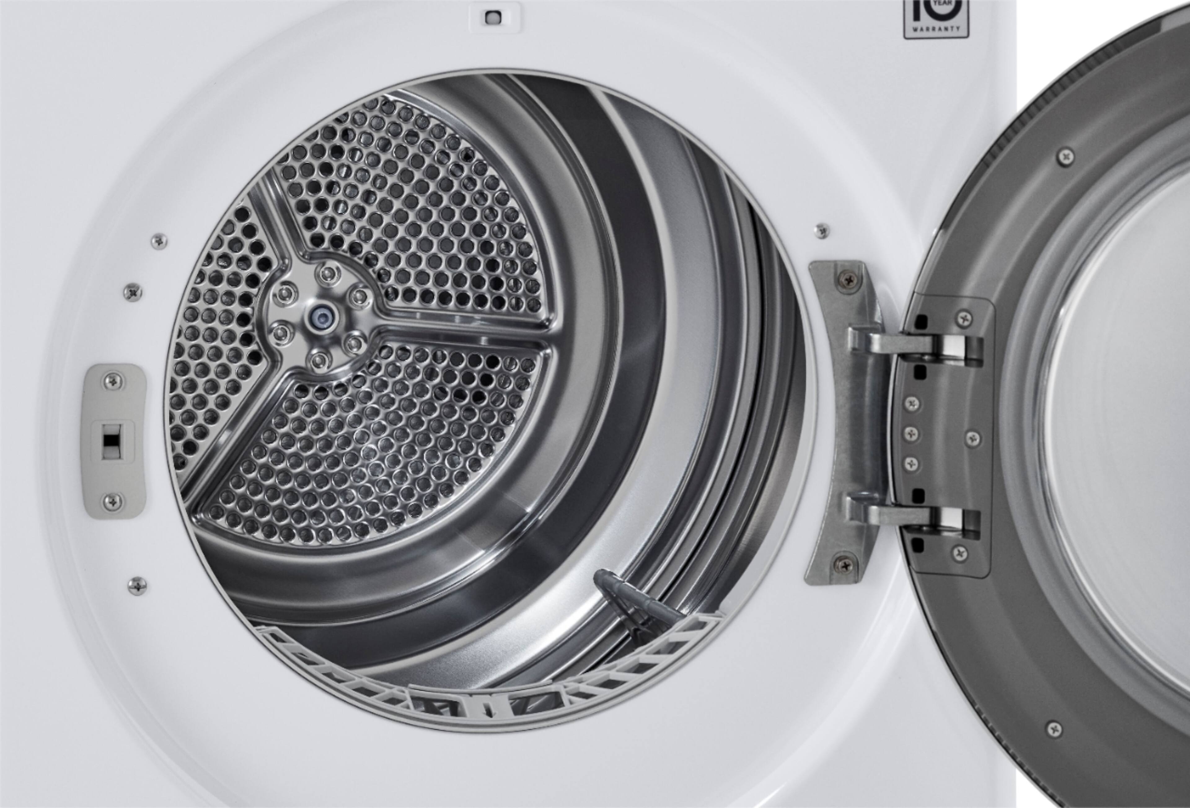 Alt View 18. LG - 4.2 Cu. Ft. Stackable Smart Electric Dryer with Dual Inverter HeatPump - White.