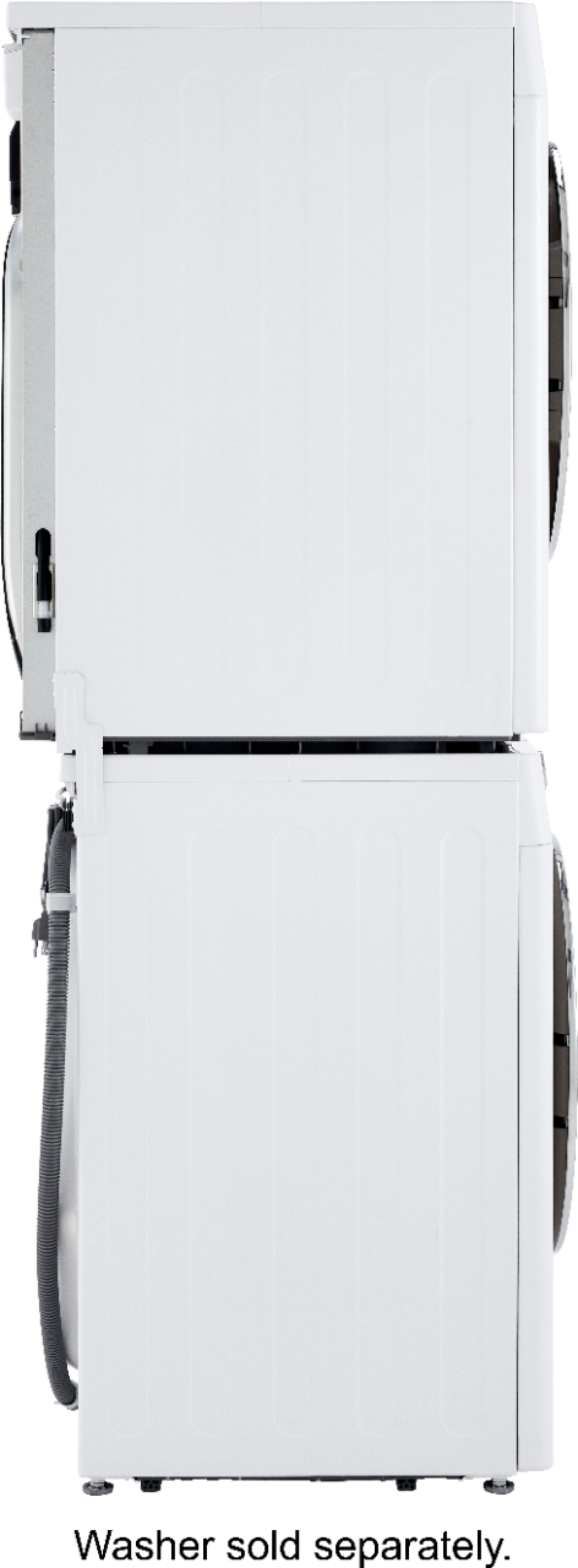 LG 4.2 Cu. Ft. Stackable Smart Electric Dryer with Dual Inverter HeatPump  White DLHC1455W - Best Buy