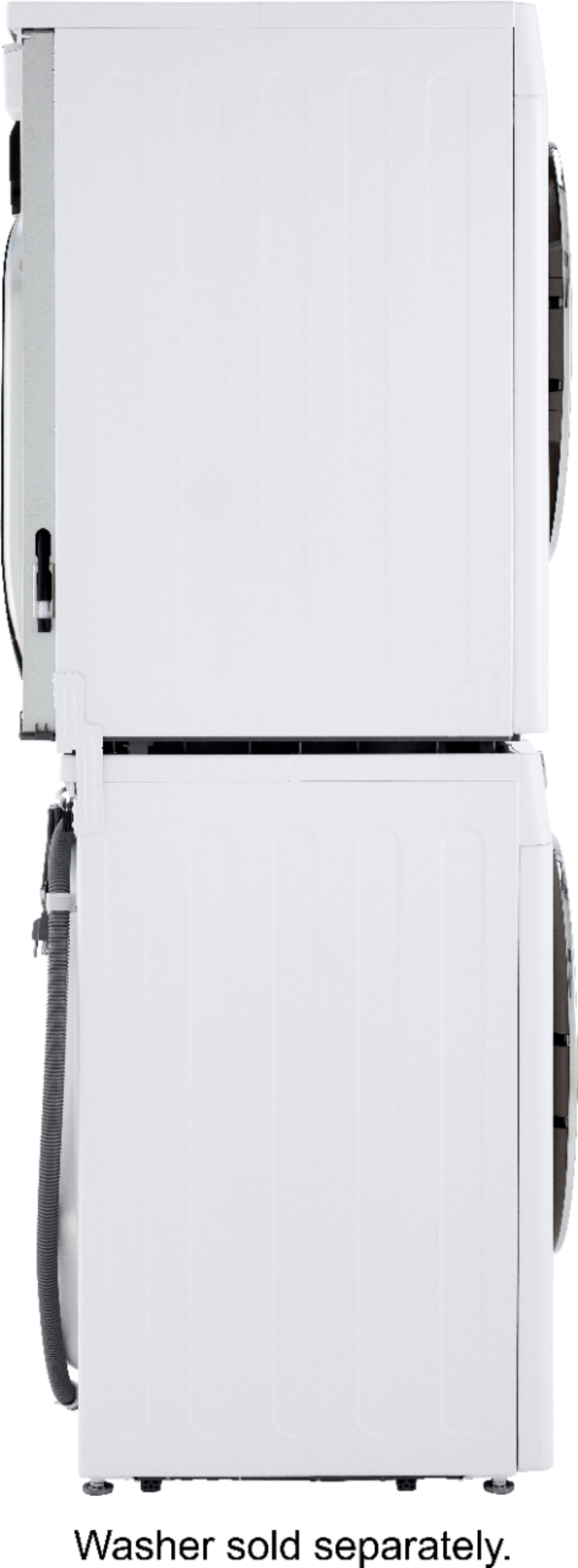 Alt View 22. LG - 4.2 Cu. Ft. Stackable Smart Electric Dryer with Dual Inverter HeatPump - White.