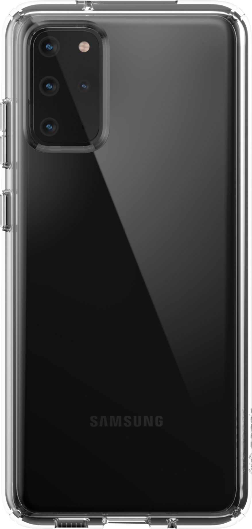 Speck - Presidio Perfect Clear Case for Samsung Galaxy S20+ 5G - Clear/Clear