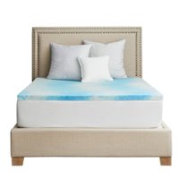 Sealy - 1.5" Chill Gel Memory Foam Extra-Long Twin Topper - Front_Zoom