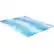 Angle. Sealy - 1.5" Chill Gel Memory Foam Queen Topper - Blue.