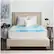 Alt View 14. Sealy - 1.5" Chill Gel Memory Foam Queen Topper - Blue.