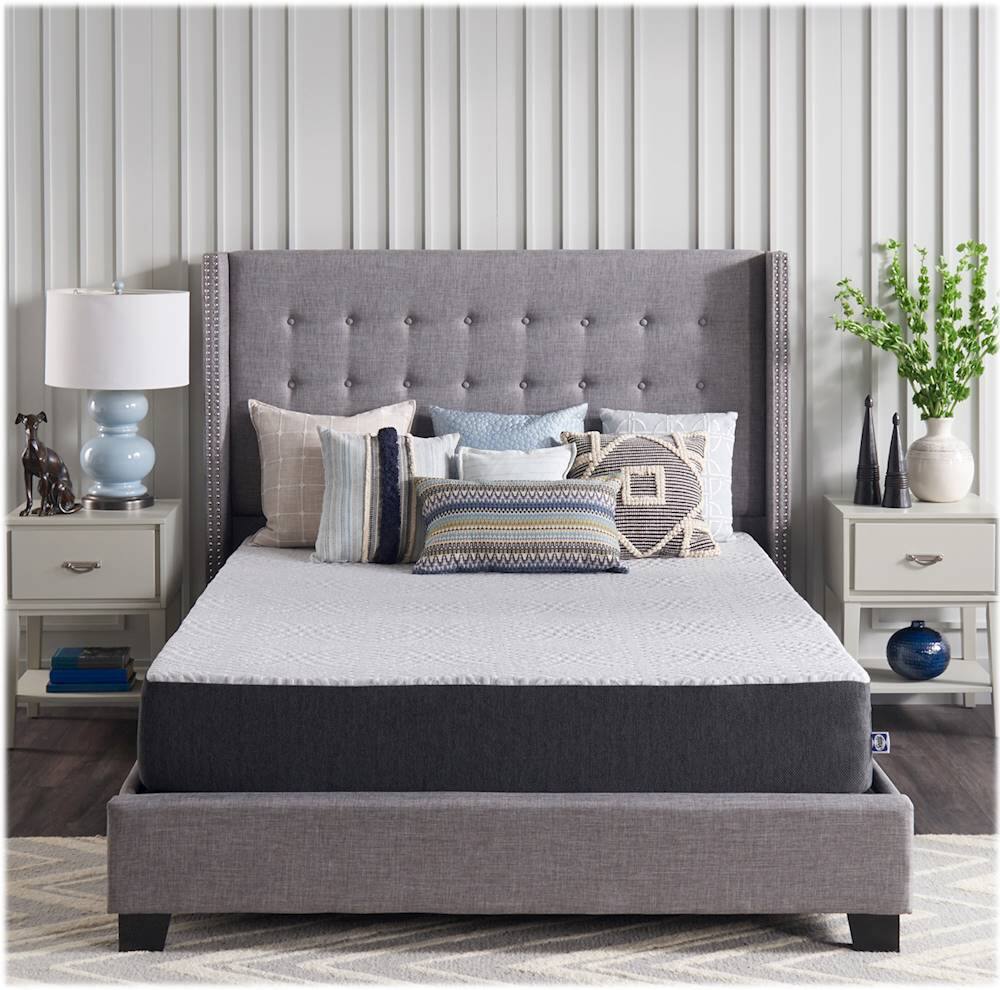 Alt View 11. Sealy - 10" Hybrid Twin Mattress - White.