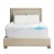 Front Zoom. Sealy - 3 + 1 Memory Foam Topper with Fiber Fill Cover - King - Blue.