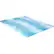Angle Zoom. Sealy - 1.5" Chill Gel Memory Foam Twin Topper - Blue.