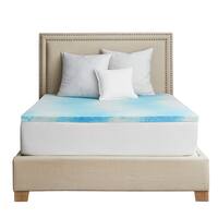 Sealy - 1.5" SealyChill Gel Memory Foam Twin Topper - Front_Zoom
