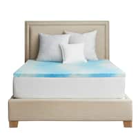 Sealy - 1.5" SealyChill Gel Memory Foam Full Topper - Front_Zoom