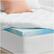 Alt View 15. Sealy - 3 + 1 Memory Foam Topper with Fiber Fill Cover - Twin - Blue.
