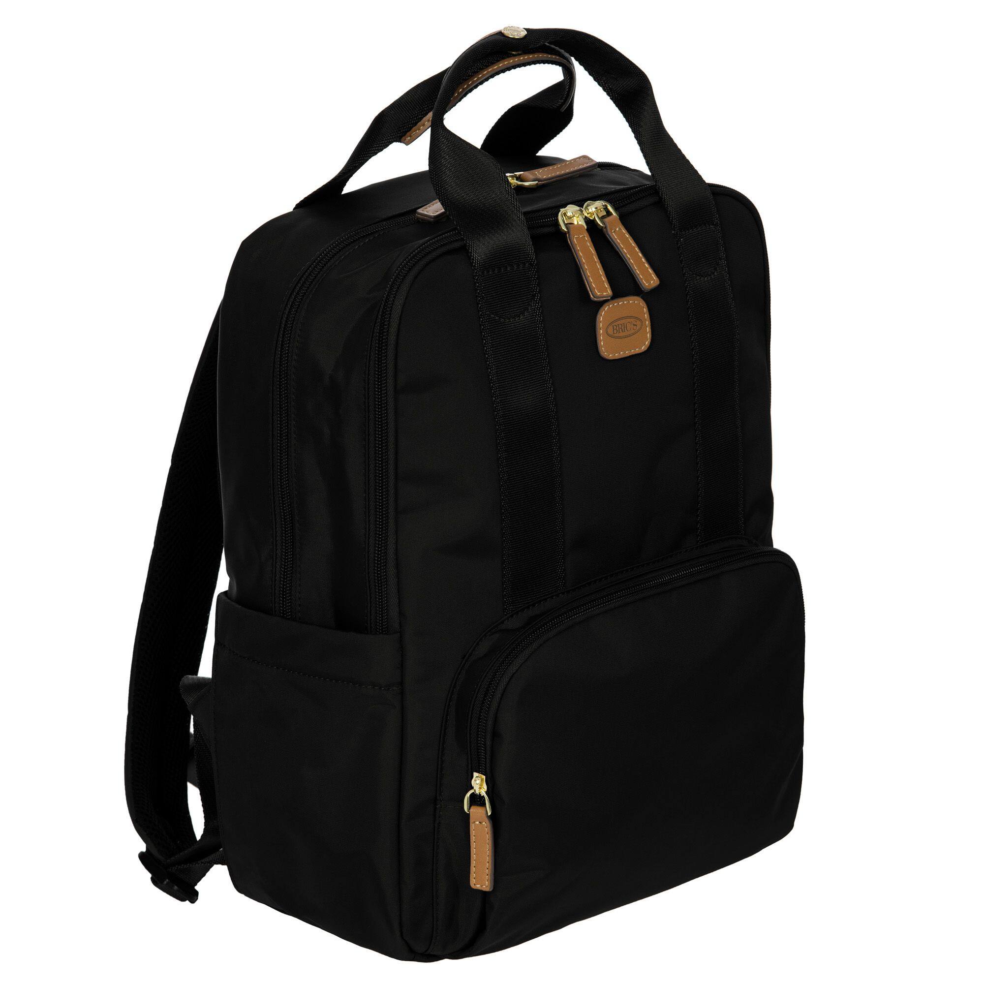Angle. Bric's - X-travel Urban Backpack, Black - Black.
