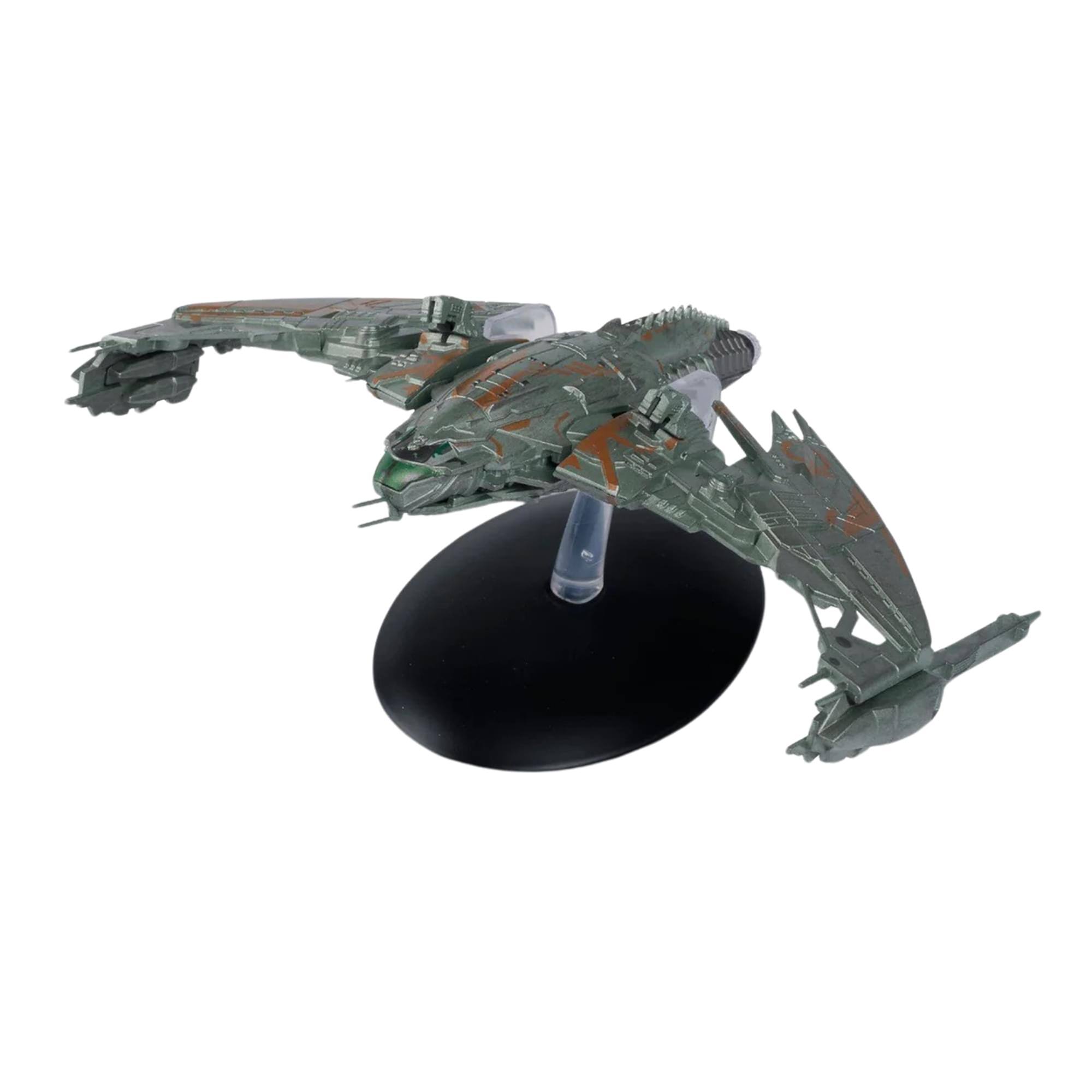 Alt View 3. Eaglemoss - Eaglemoss Star Trek StarShip Replica | Klingon D4 Bird of Prey - Grey.