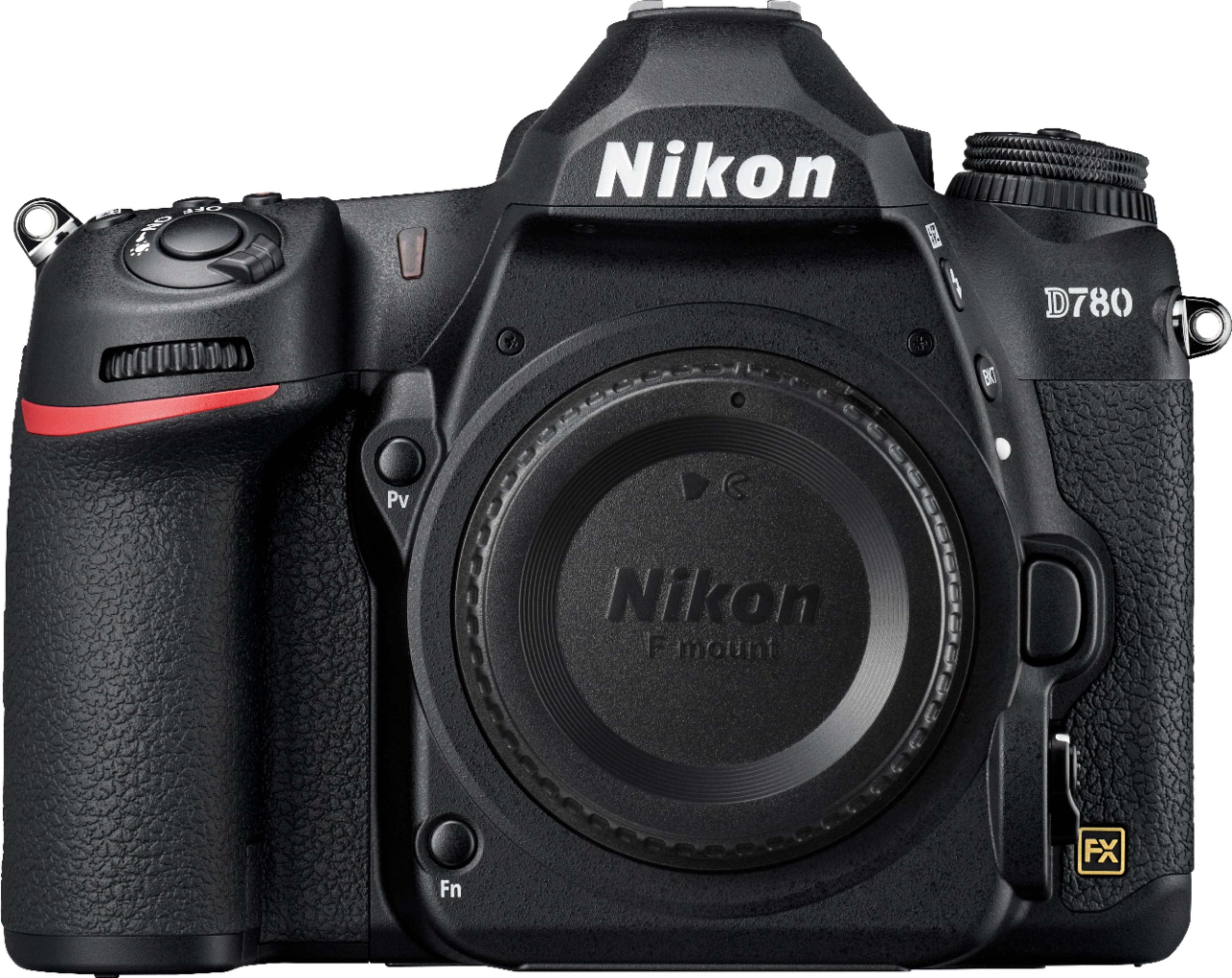 Front. Nikon - D780 DSLR Camera (Body Only) - Black.