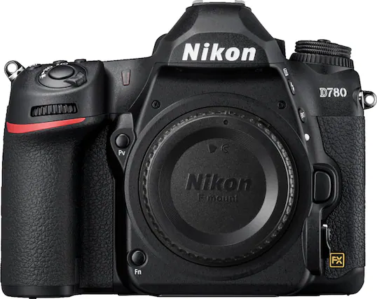 Front. Nikon - D780 DSLR Camera (Body Only) - Black.