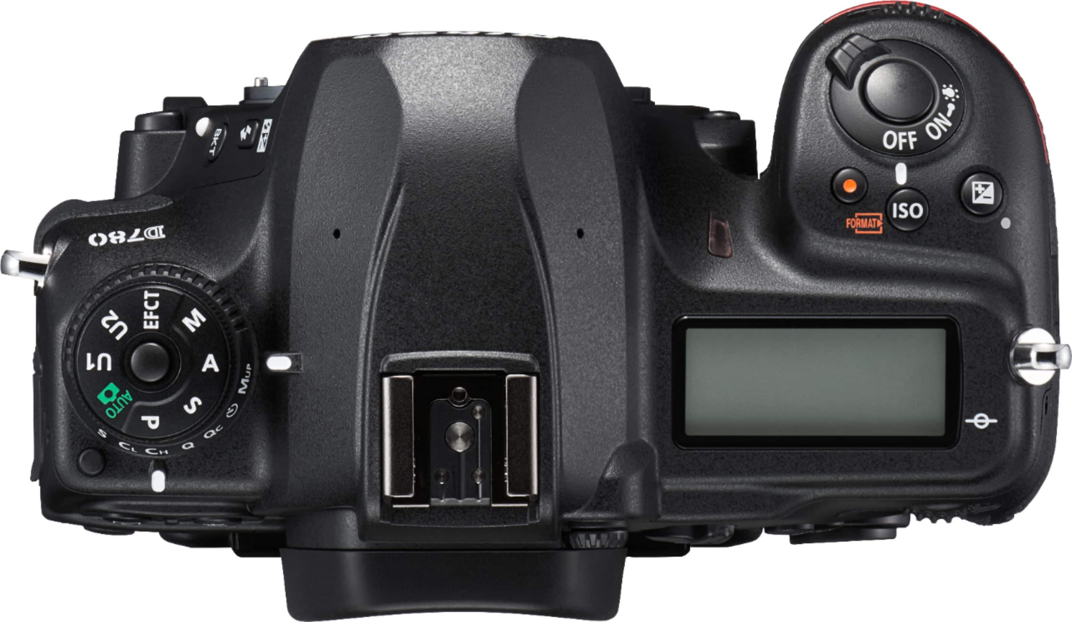 Top. Nikon - D780 DSLR Camera (Body Only) - Black.