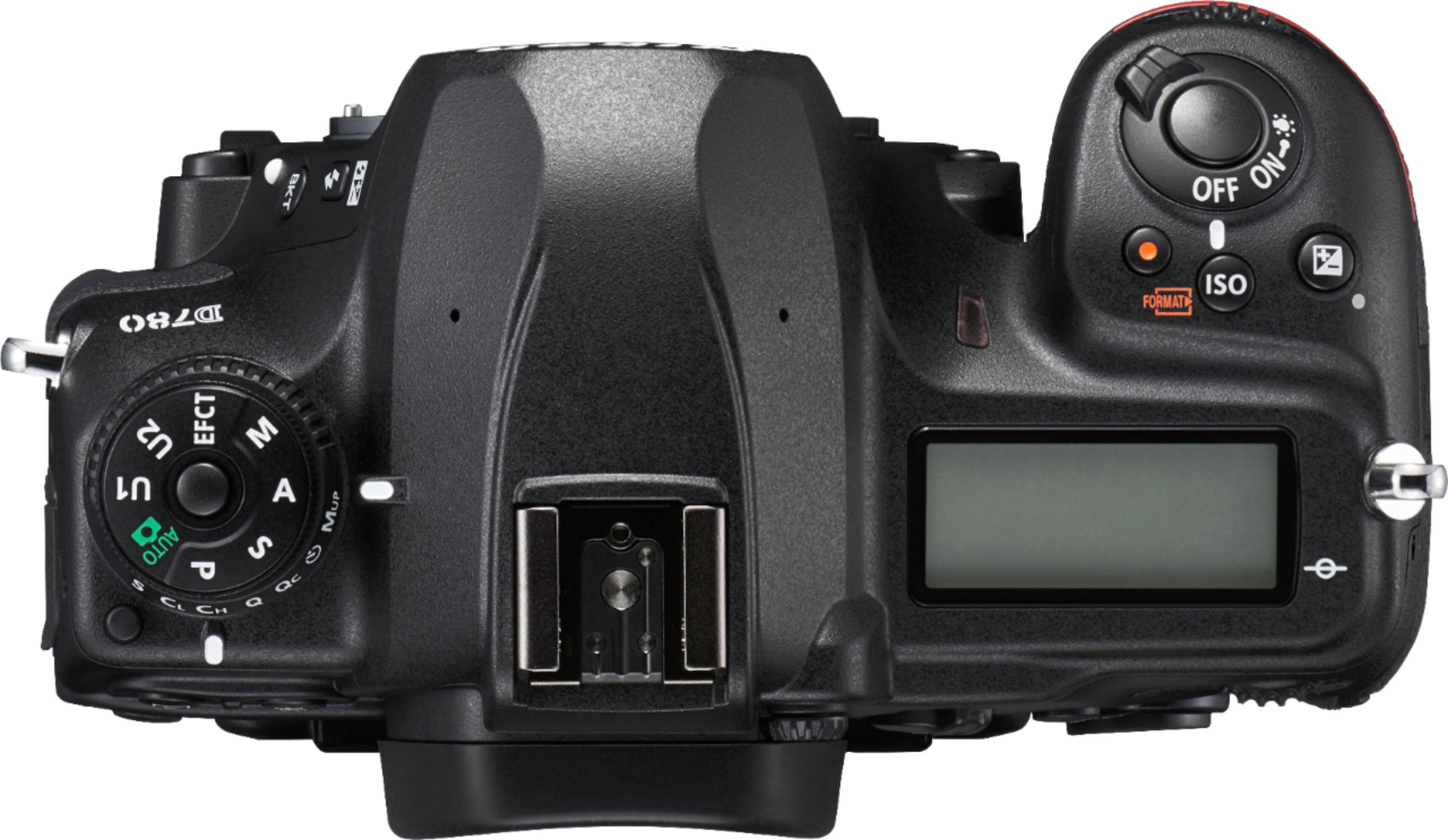 Top. Nikon - D780 DSLR Camera (Body Only) - Black.