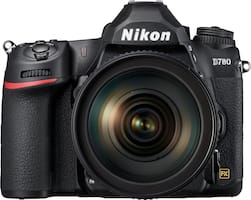 Nikon - D780 DSLR 4k Video Camera with 24-120mm Lens - Black - Front_Zoom
