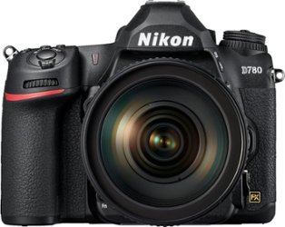 Nikon - D780 DSLR 4K Video Camera with 24-120mm Lens - Black - Front_Zoom