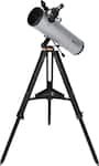 Celestron - Starsense Explorer DX 130AZ Smartphone App-Enabled Newtonian Reflector Telescope - Silver/Black