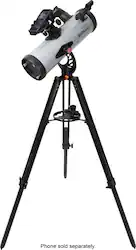 Celestron - Starsense Explorer LT 114AZ Telescope App-Enabled Newtonian Reflector Telescope - Silver/Black - Angle_Zoom