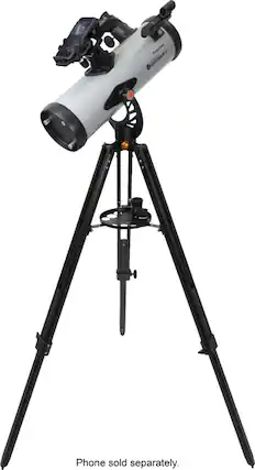 Angle. Celestron - Starsense Explorer LT 114AZ Telescope App-Enabled Newtonian Reflector Telescope - Silver/Black.
