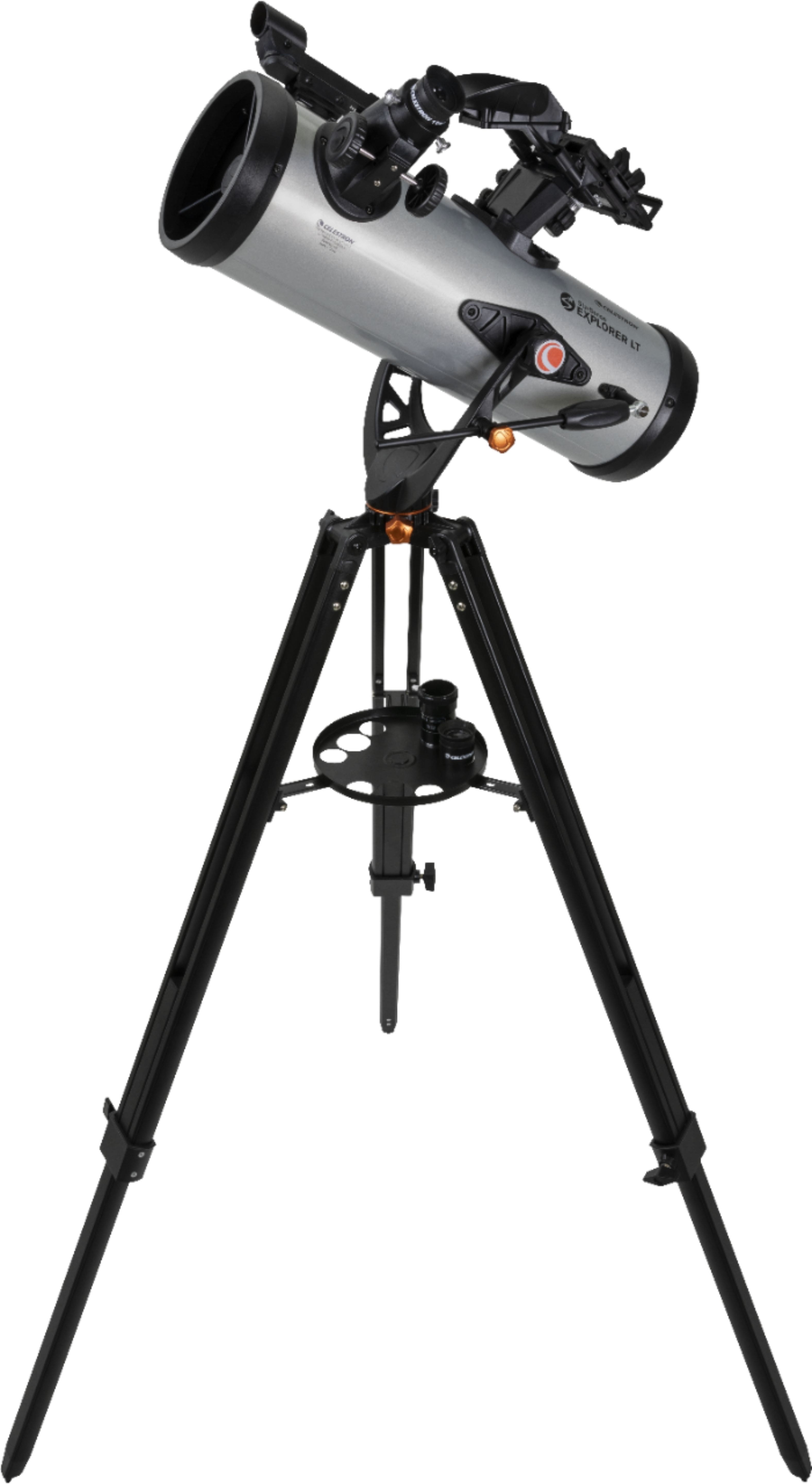 Alt View 12. Celestron - Starsense Explorer LT 114AZ Telescope App-Enabled Newtonian Reflector Telescope - Silver/Black.